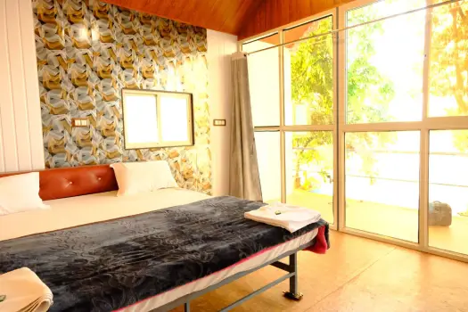 pawna lake camping resort room